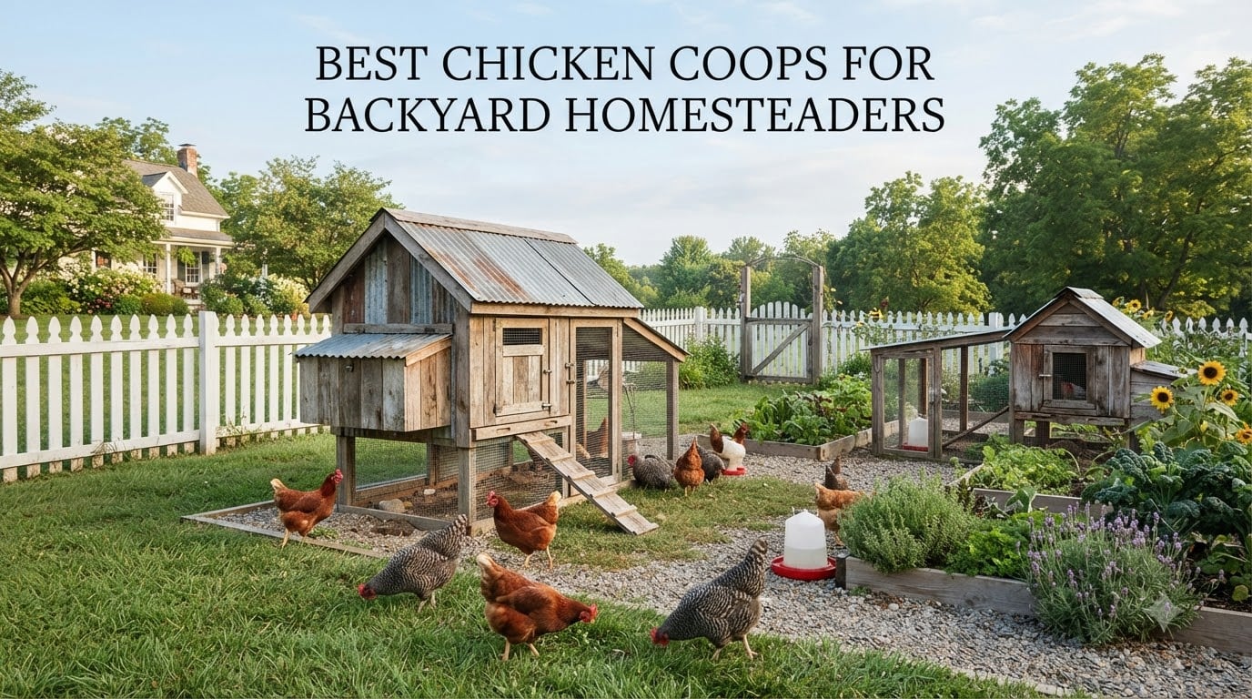 Best chicken coops for backyard homesteaders