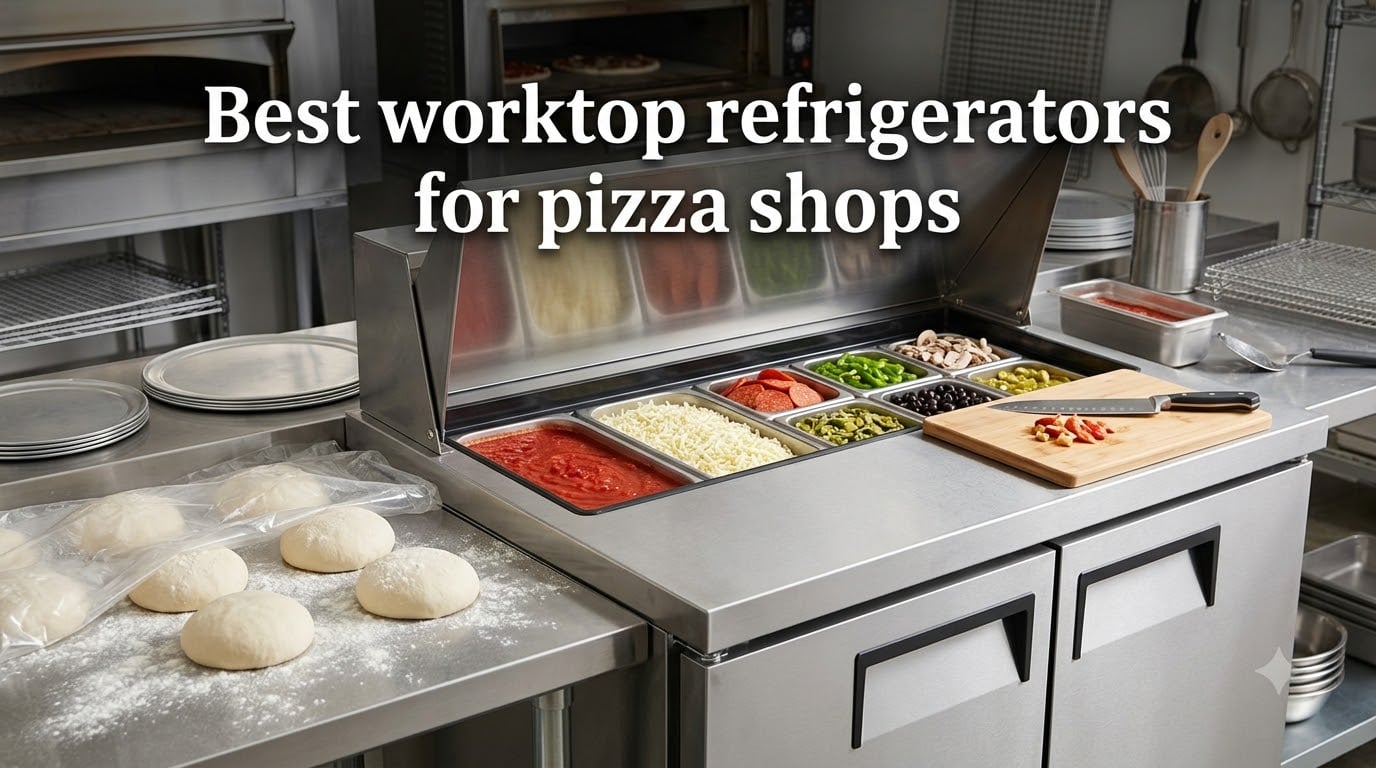Best worktop refrigerators for pizza shops