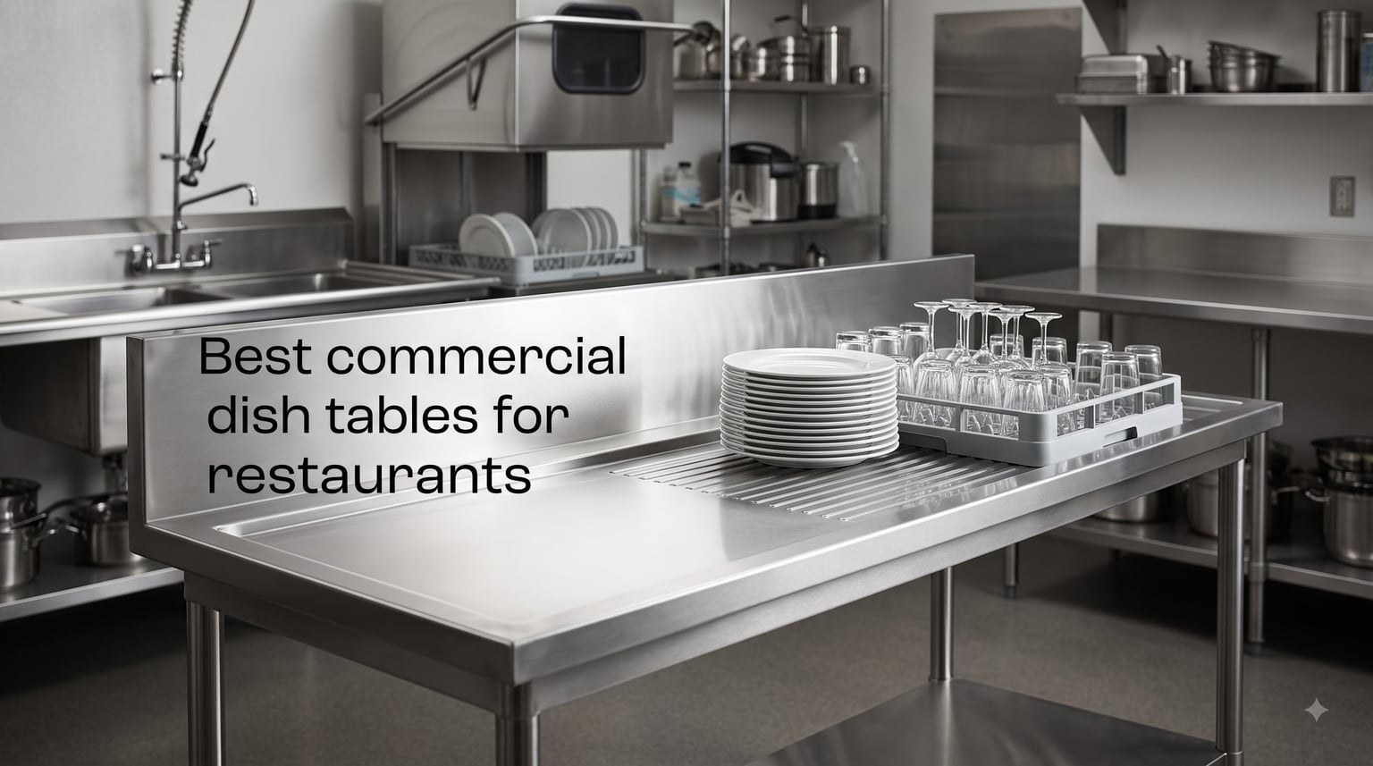 Best commercial dish tables for restaurants