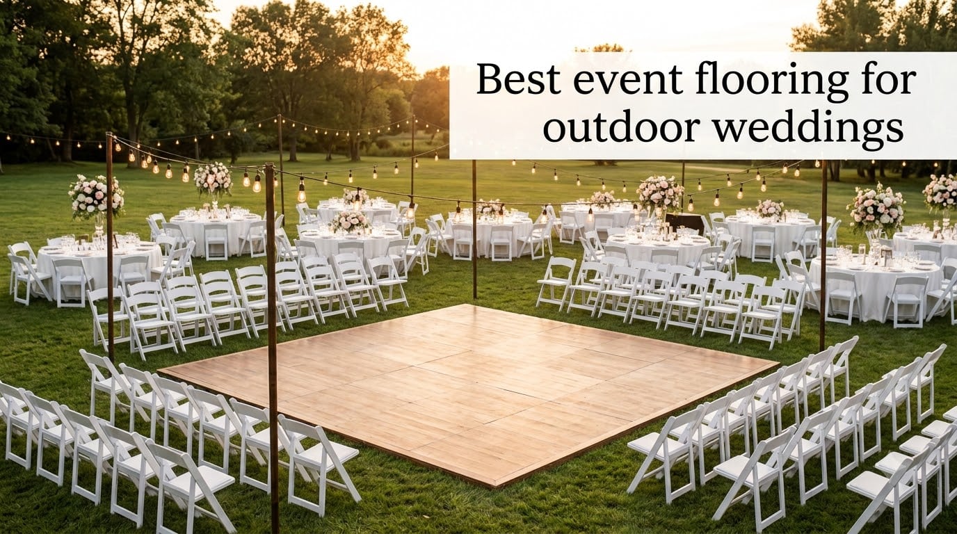 Best event flooring for outdoor weddings