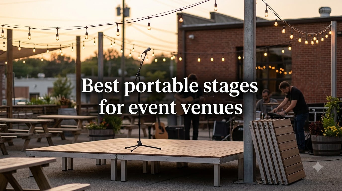 Best portable stages for event venues