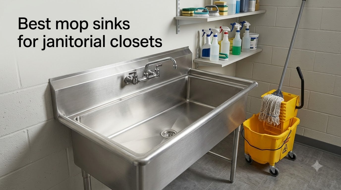 Best mop sinks for janitorial closets