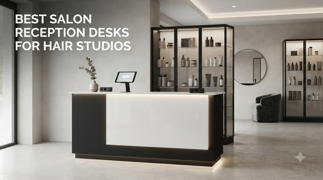 Best salon reception desks for hair studios