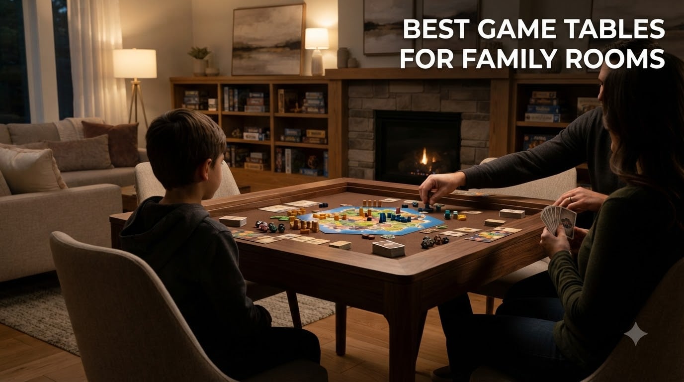 Best game tables for family rooms