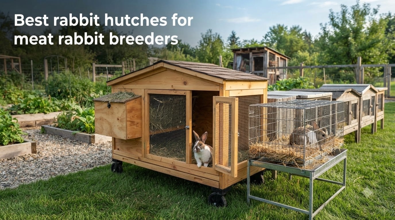 Best rabbit hutches for meat rabbit breeders