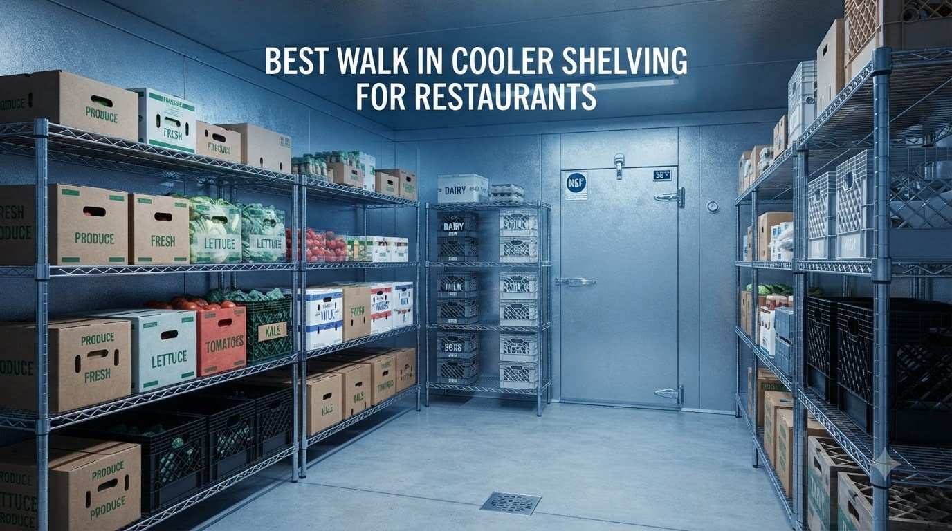 Best walk in cooler shelving for restaurants