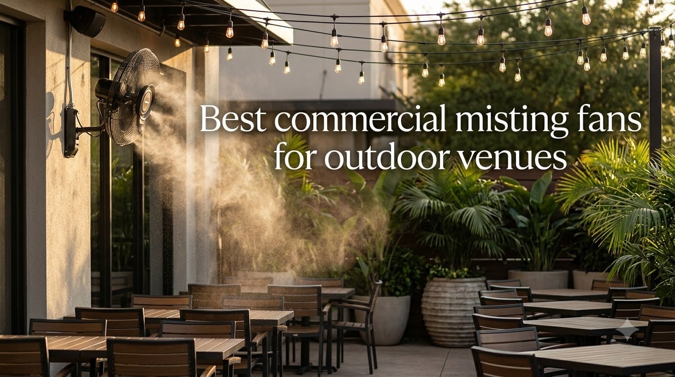 Best commercial misting fans for outdoor venues