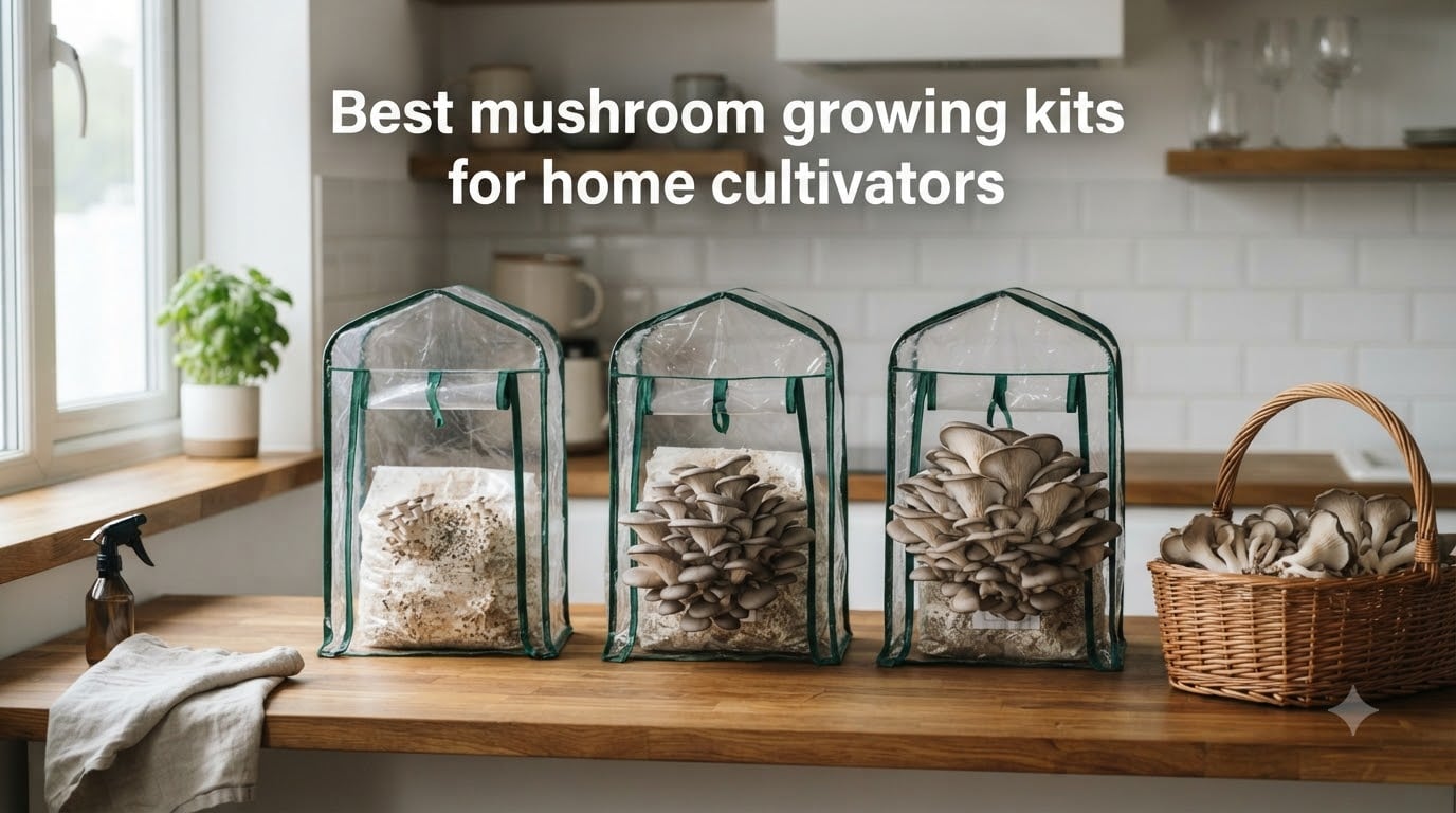 Best mushroom growing kits for home cultivators
