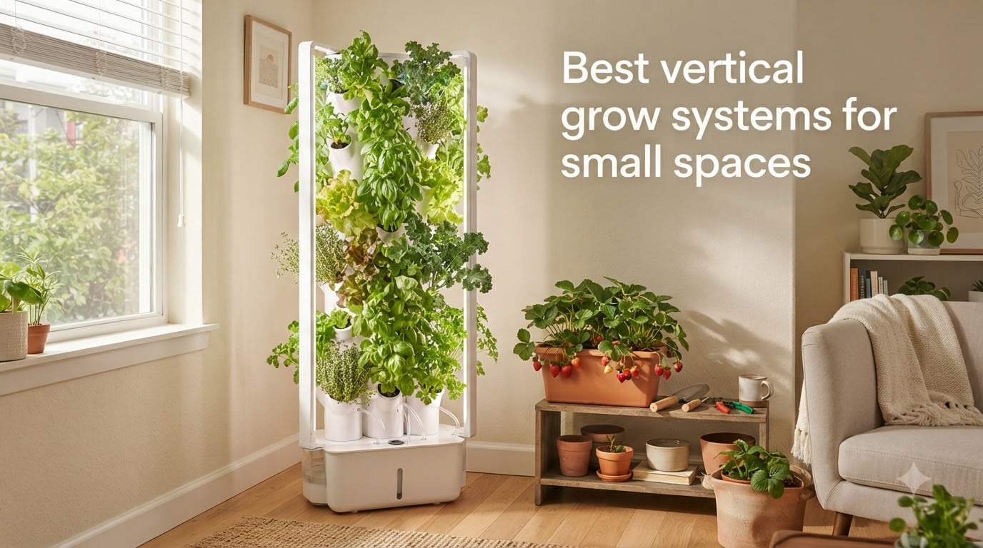 Best vertical grow systems for small spaces
