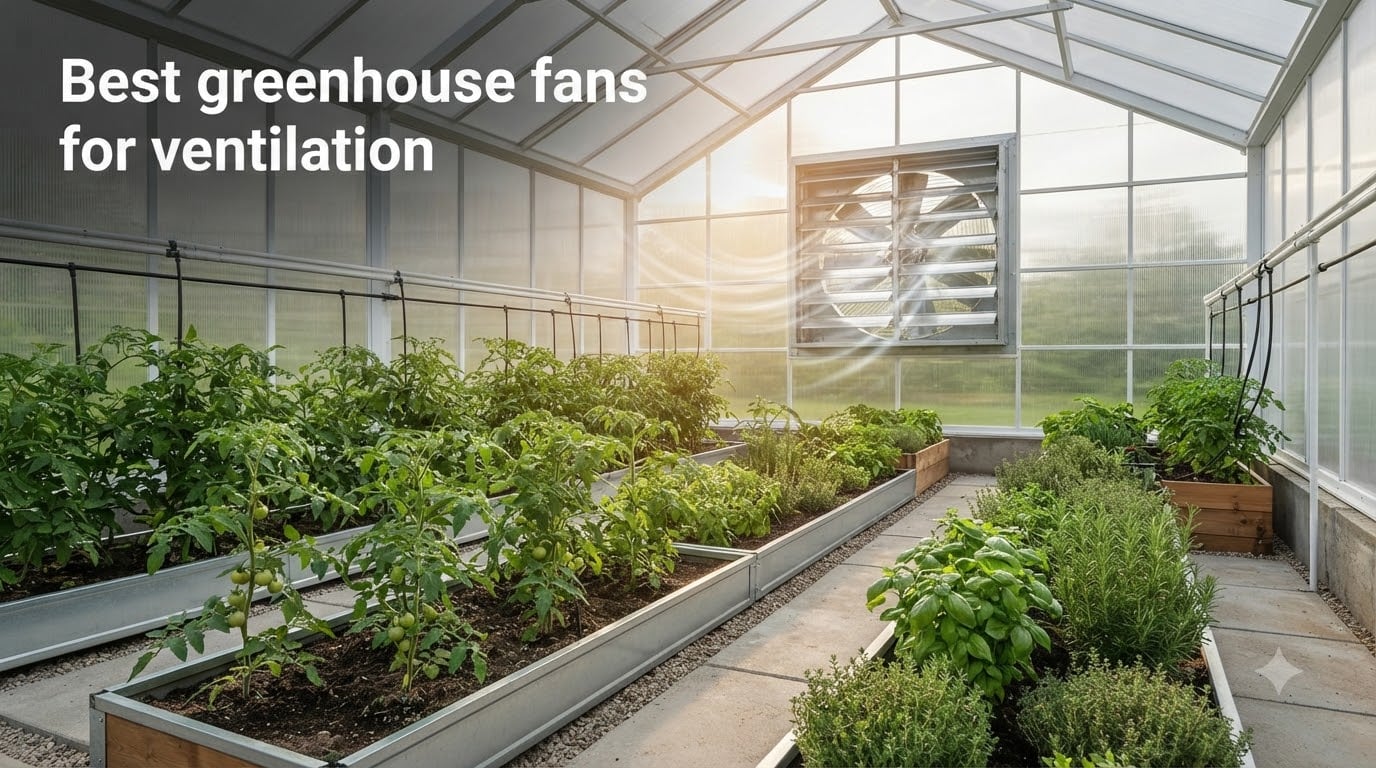 Best greenhouse fans for ventilation