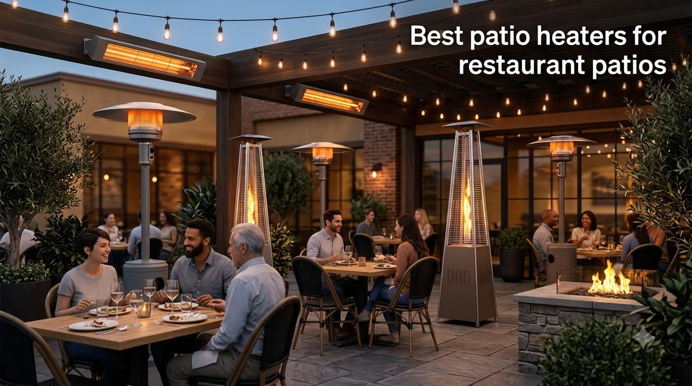 Best patio heaters for restaurant patios