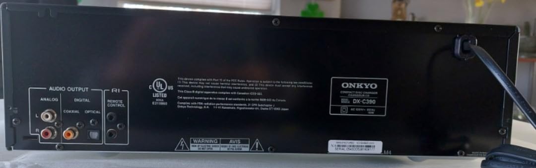 Onkyo DXC390 6 Disc CD Changer,Black customer photo 1