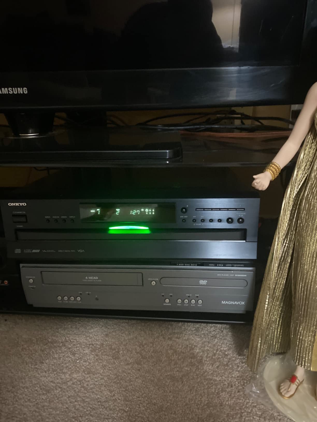 Onkyo DXC390 6 Disc CD Changer,Black customer photo 2