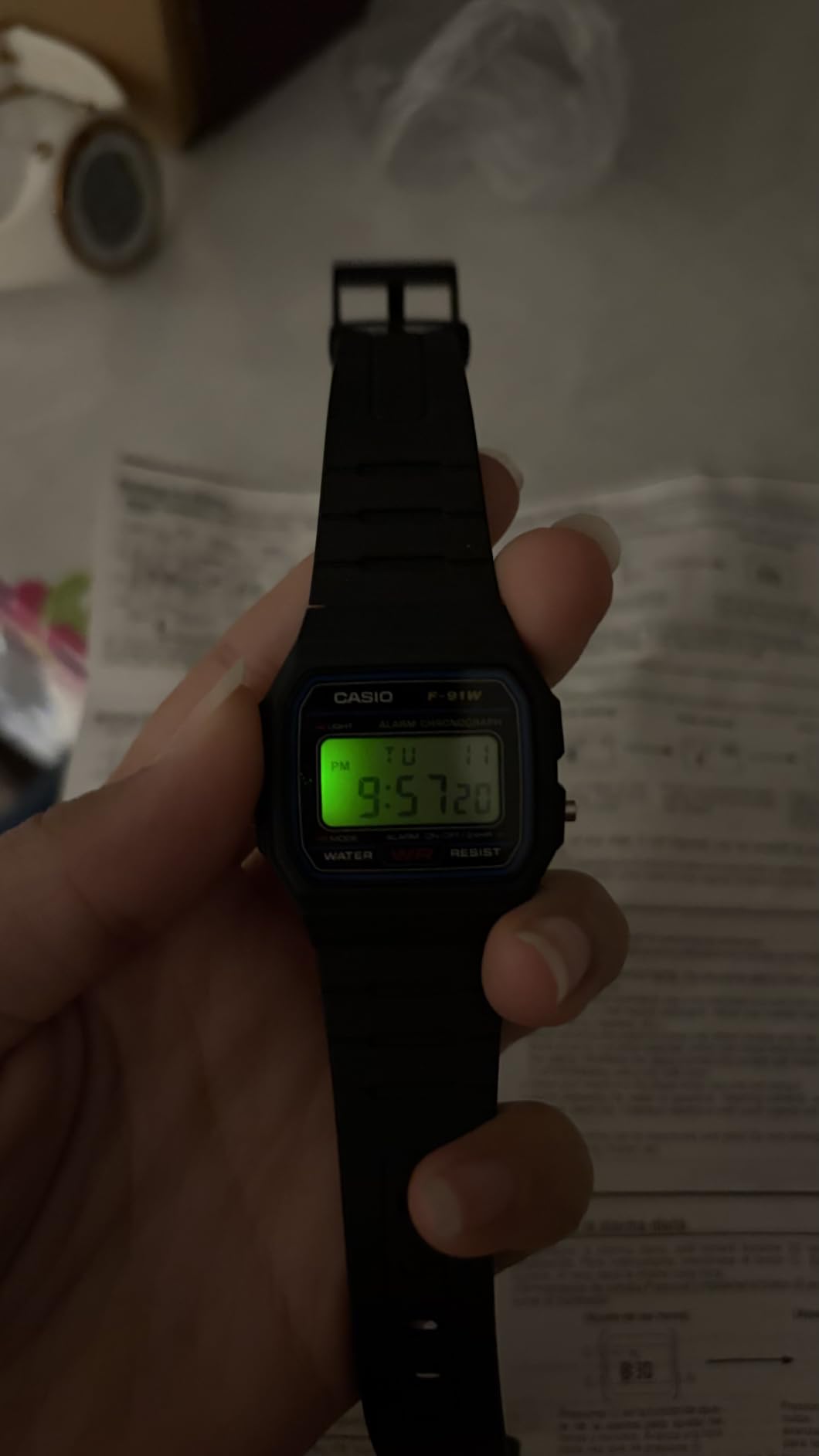 F91W Series | Digital Watch | Water Resistant | LED Light | 1/100 SEC Stopwatch | Regular Time Keeping | Daily Alarm | Lightweight | 7 Year Battery customer photo 1