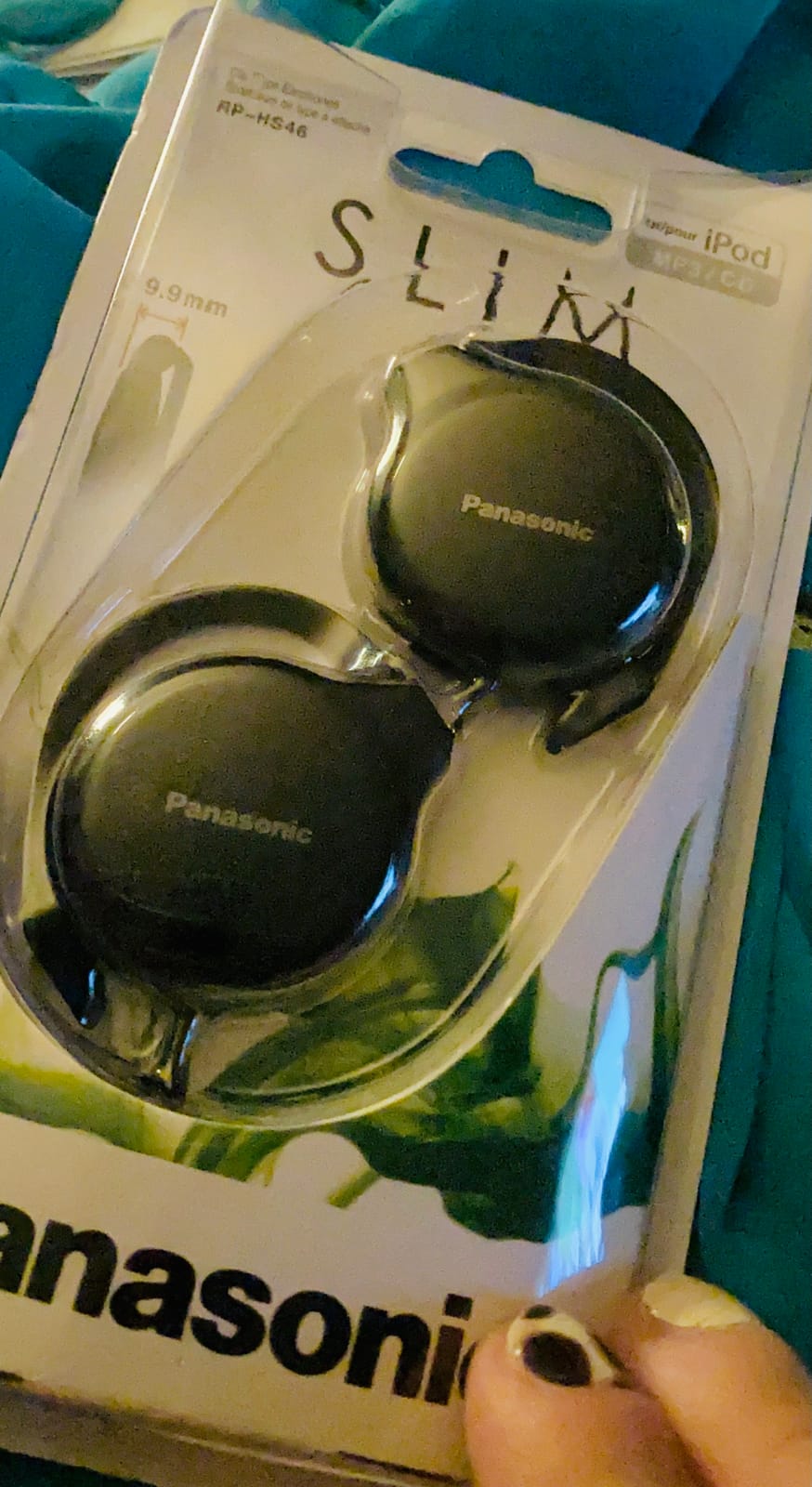 Panasonic- Rp-hs46e-k Slim Clip On Earphone - Black customer photo 2