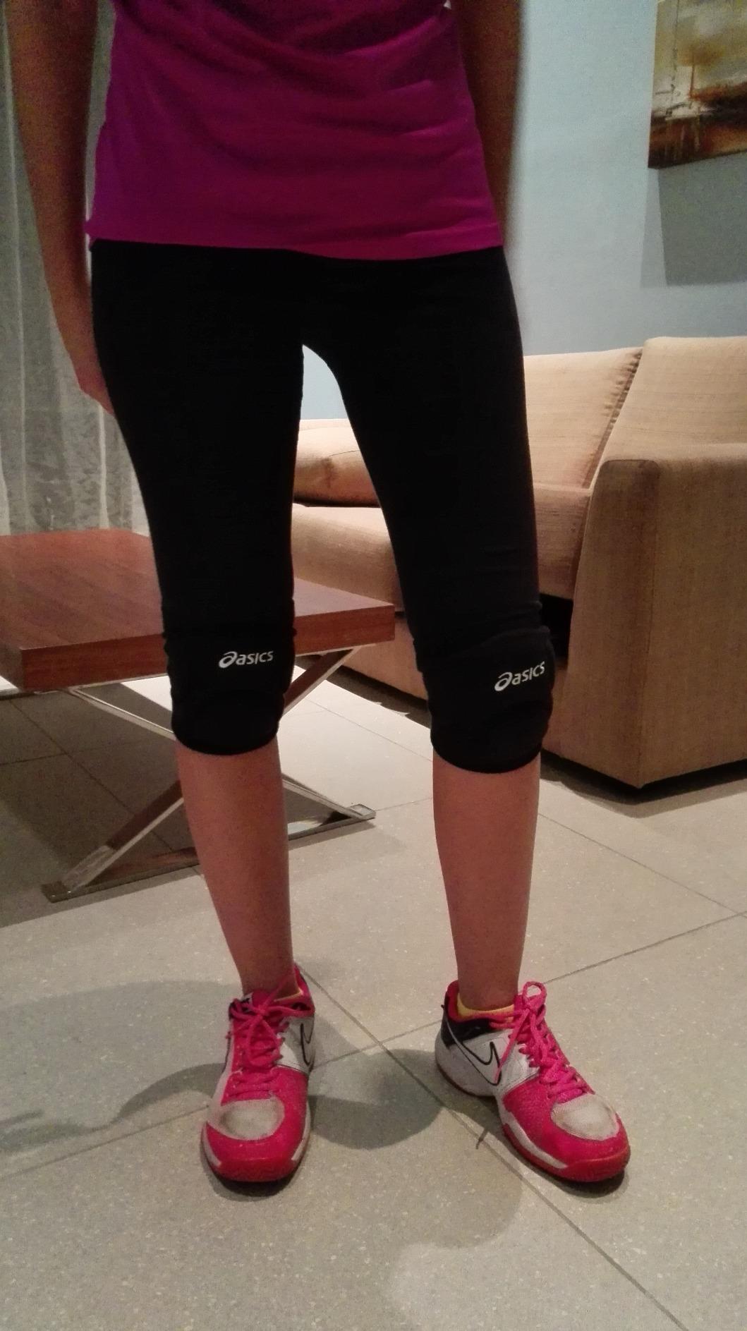 ASICS Ace Low Profile Knee Pad, Black customer photo 2