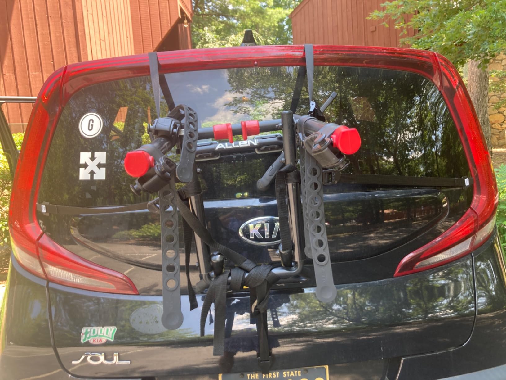Allen Sports Premier 2-Bike Trunk Rack, Model S102, Black customer photo 1