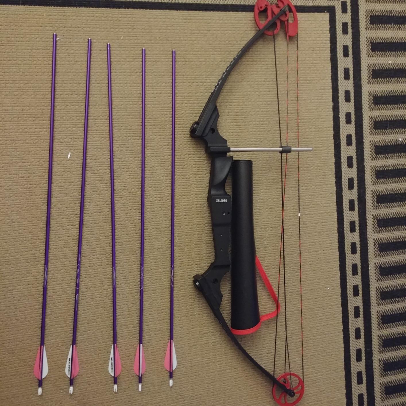 GENESIS Original Archery Compound Bow and Arrow Set, Draw customer photo 2