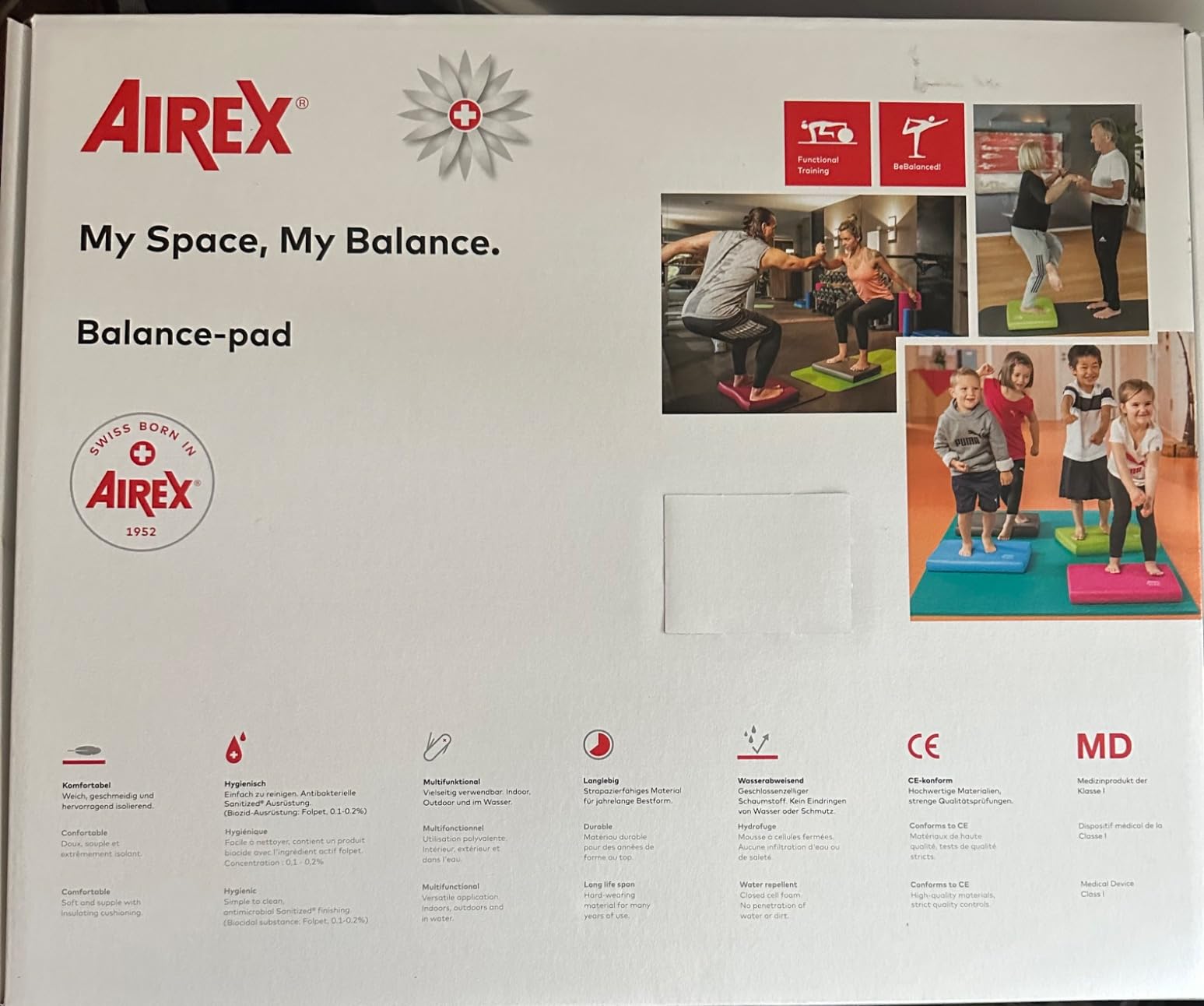 AIREX Balance Pad - Stability Trainer for Balance, Stretching, Physical Therapy, Exercise, Mobility, Rehabilitation and Core Training Non-Slip Closed Cell Foam Premium Balance Pad customer photo 2