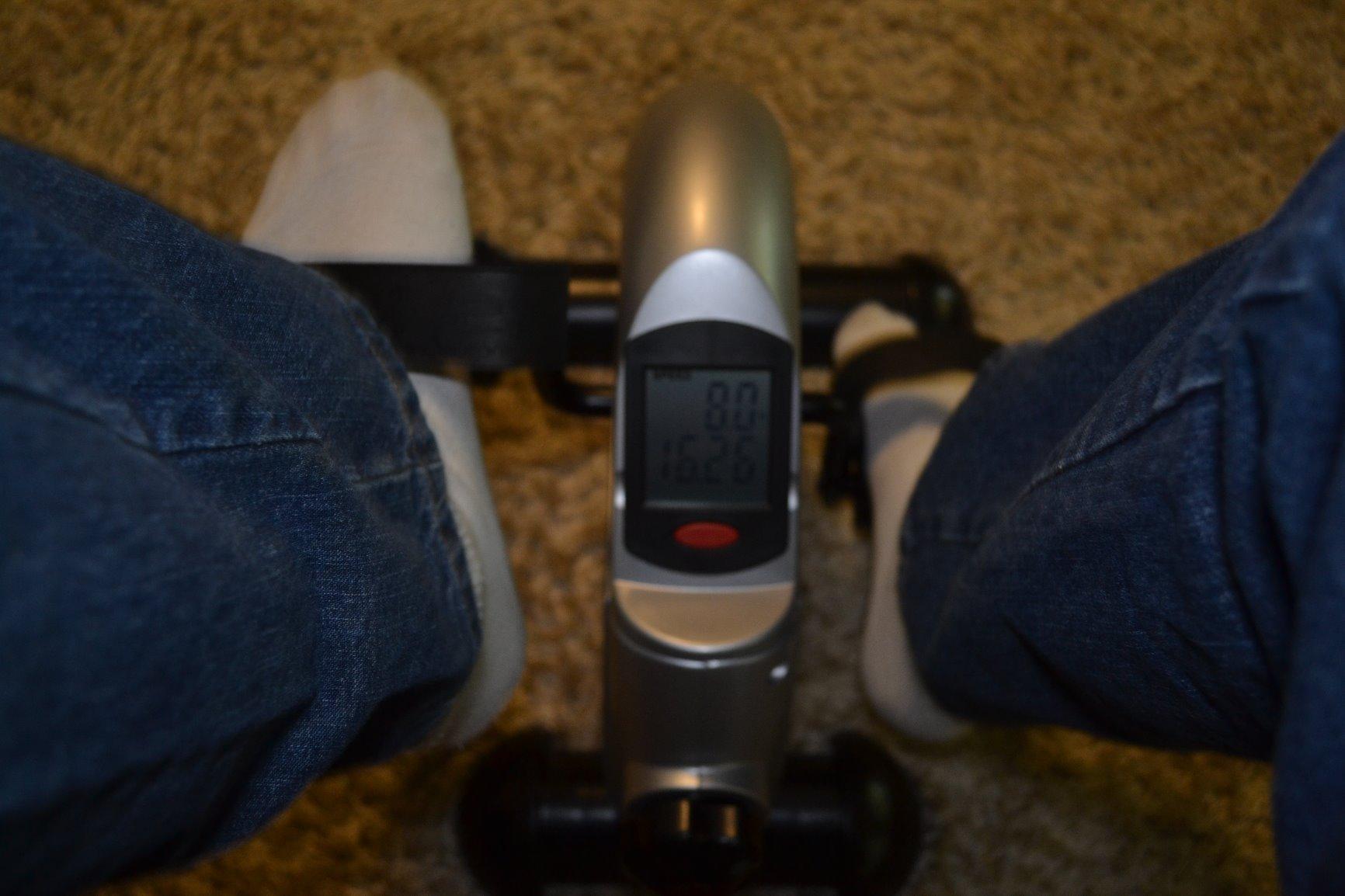 Vive Under Desk Bike Pedal Exerciser - Stationary Exercise Leg Peddler | Low Impact, Portable Mini Cycle Bike for Under Your Office Desk - For Arm or Foot - Small, Sit-Down Recumbent Equipment customer photo 2