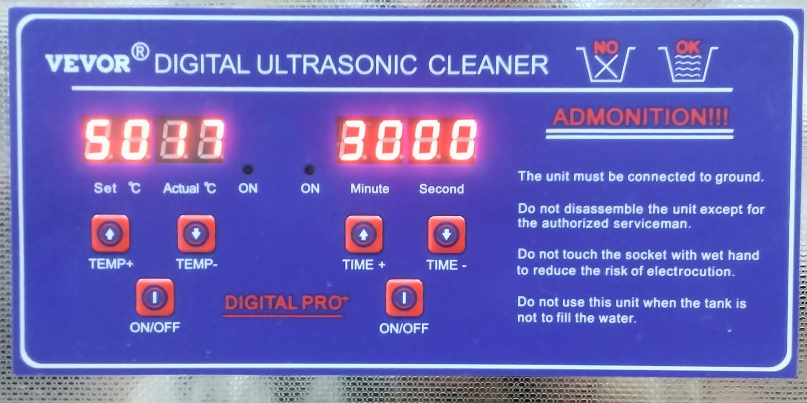 VEVOR 6L Ultrasonic Cleaner, 40kHz Ultra Sonic Parts Cleaning Machine customer photo 2
