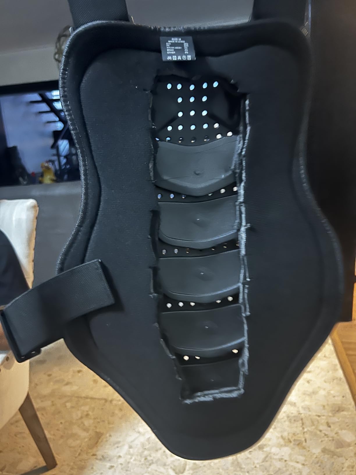 PELLOR Motorcycle Armor Vest Chest Back, Motocross Body Guard Vest Skiing Riding Skating Anti-Fall Vest Protective Gear customer photo 2