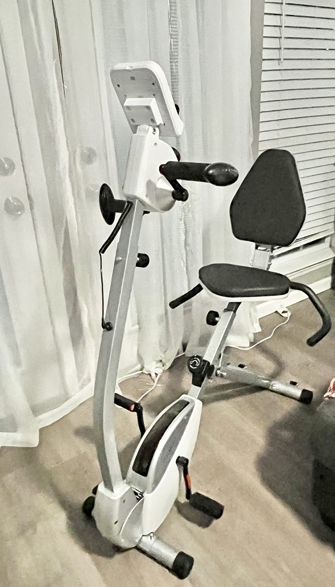 Stamina Recumbent Exercise Bike with Arm Workout - Fitness Bike with Smart Workout App - Recumbent Exercise Bike for Home Workout - Up to 250 lbs Weight Capacity customer photo 1
