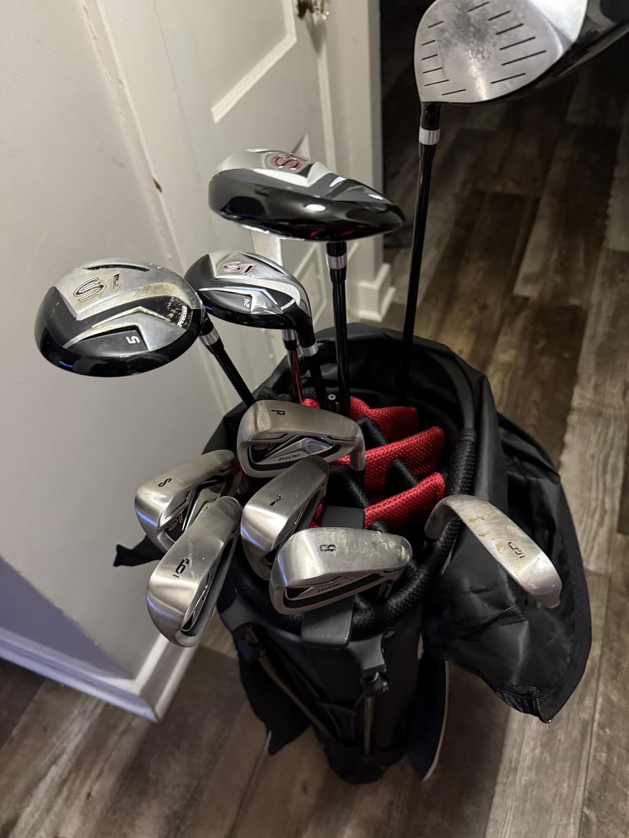 Precise S7 - Men's Golf Club Set | 18-Piece, Titanium Driver, Fairway Woods & Hybrid, Irons Through Wedge, Putter, Regular To Tall, Right Hand customer photo 1