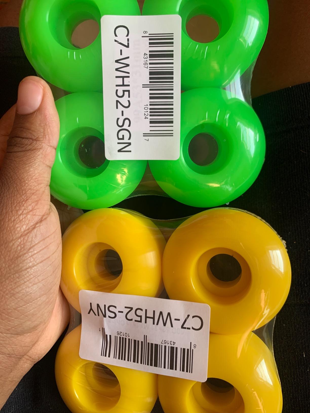 Cal 7 52mm Skateboard Wheels with Bearings customer photo 2