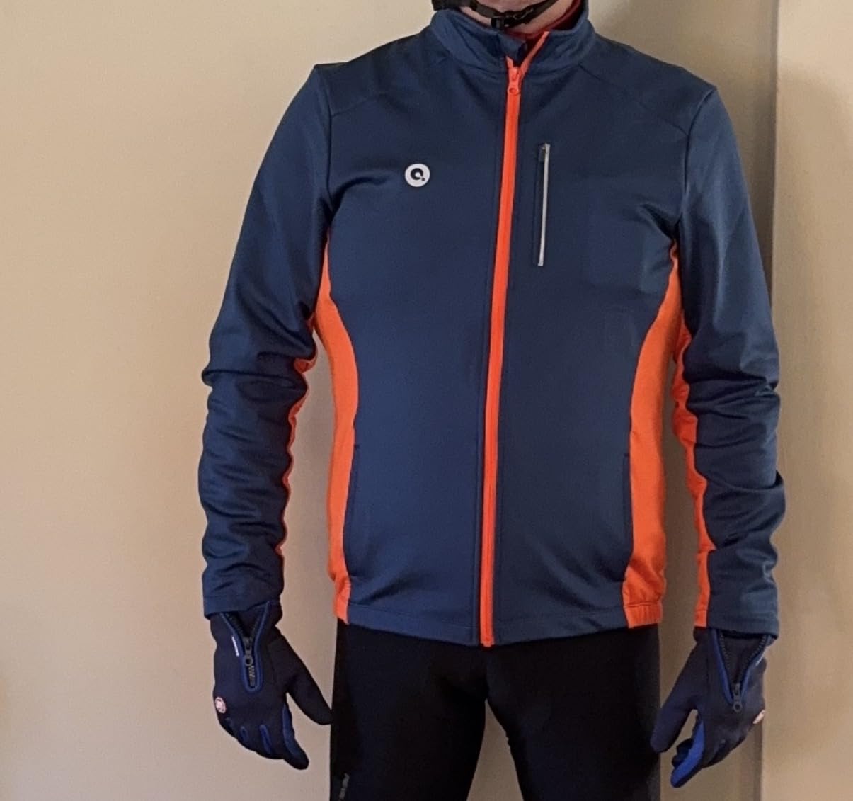 Przewalski Men's Winter Cycling Jacket, Thermal Windproof Running Coat customer photo 1