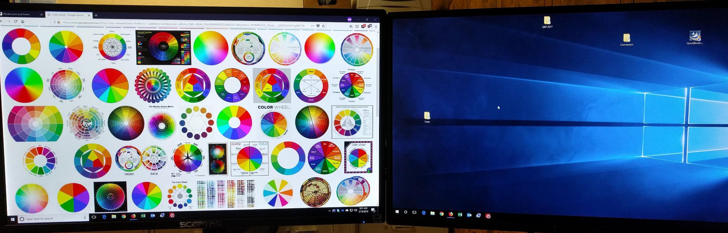 Sceptre 24-inch Prime Monitor Thin 1080p LED Monitor 99% sRGB 2X HDMI VGA Build-in Speakers, Machine Black (E248W-19203R 2025 Series) customer photo 2