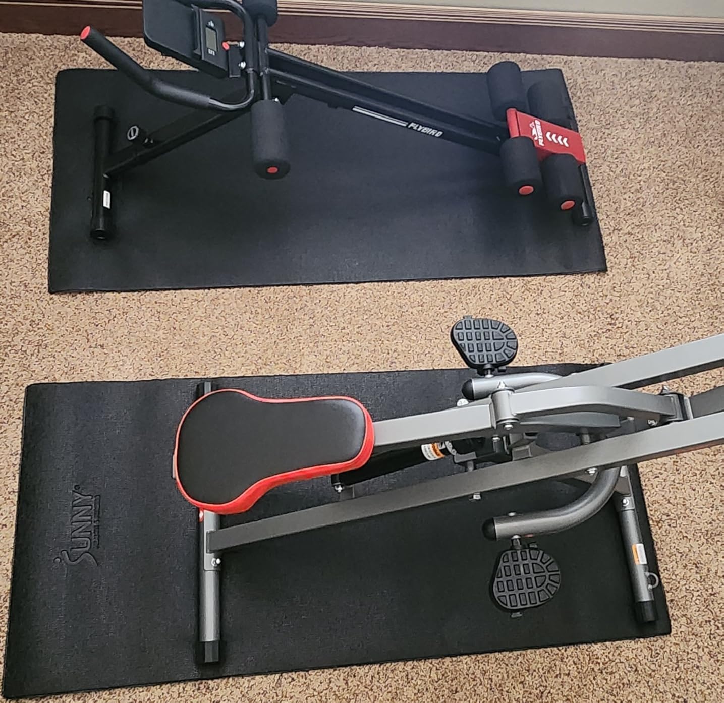 Sunny Health & Fitness Equipment Mats, Home Gym Floor Protection, 4 Sizes customer photo 1