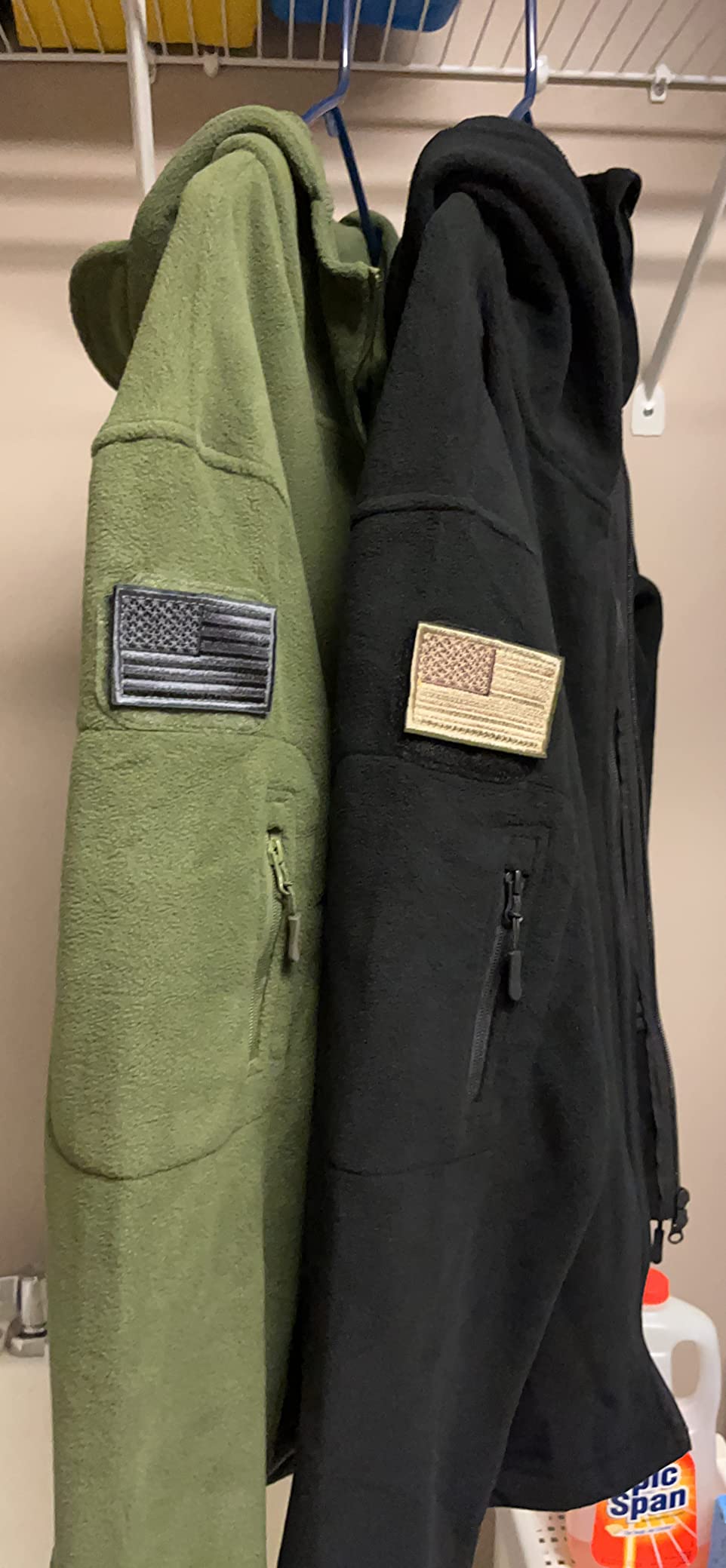 CRYSULLY Men's Fleece Jacket Warm Winter Tactical Full Zip Hooded Coats customer photo 1