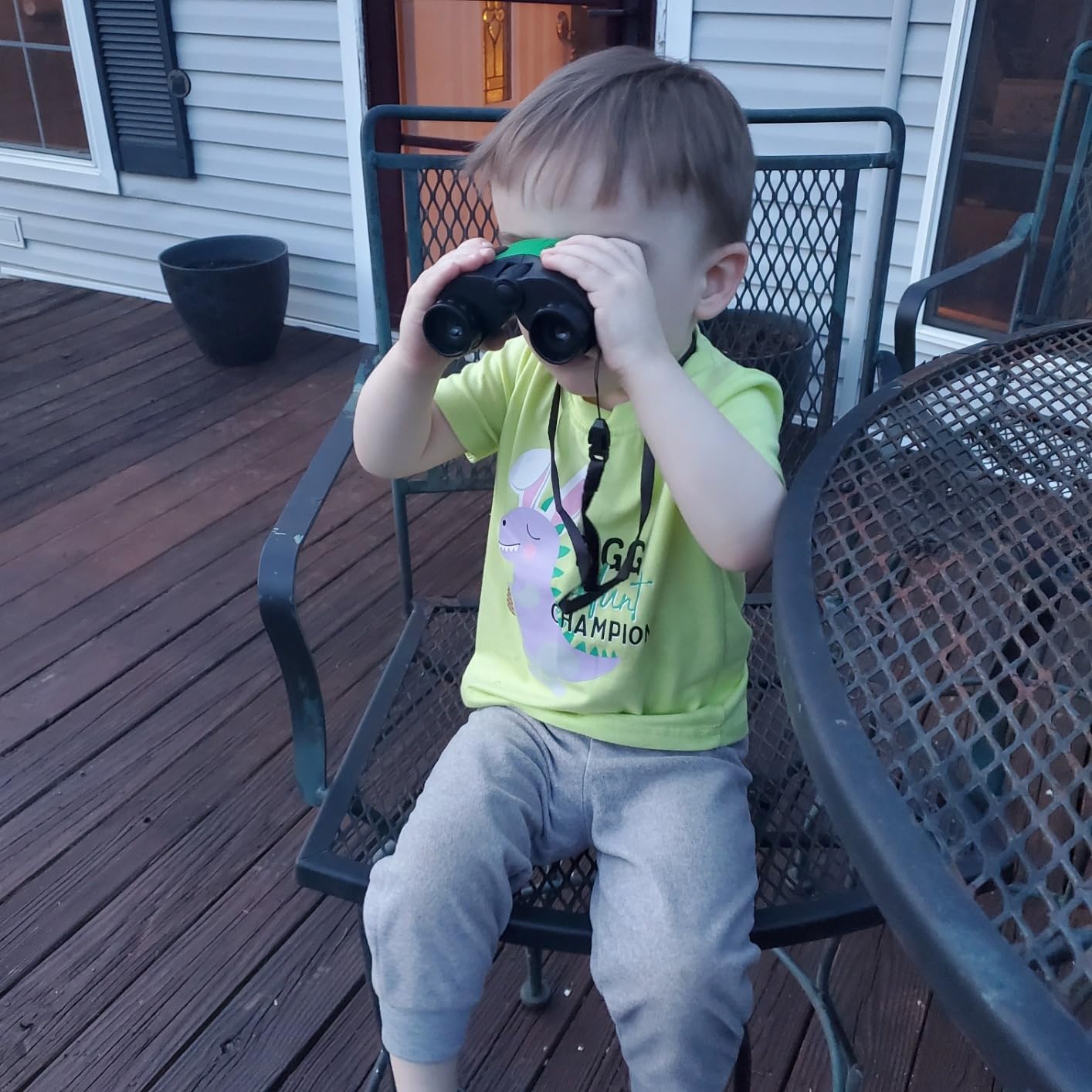 LET'S GO! Toys for 3+ Year Old Boys Girls, Compact Waterproof Binocular for Kids Hunting-Hiking Gifts for Kids Christmas Stocking Stuffers for 3-7 8-10 Year Old Grandkids Toys for Boy Girl customer photo 1