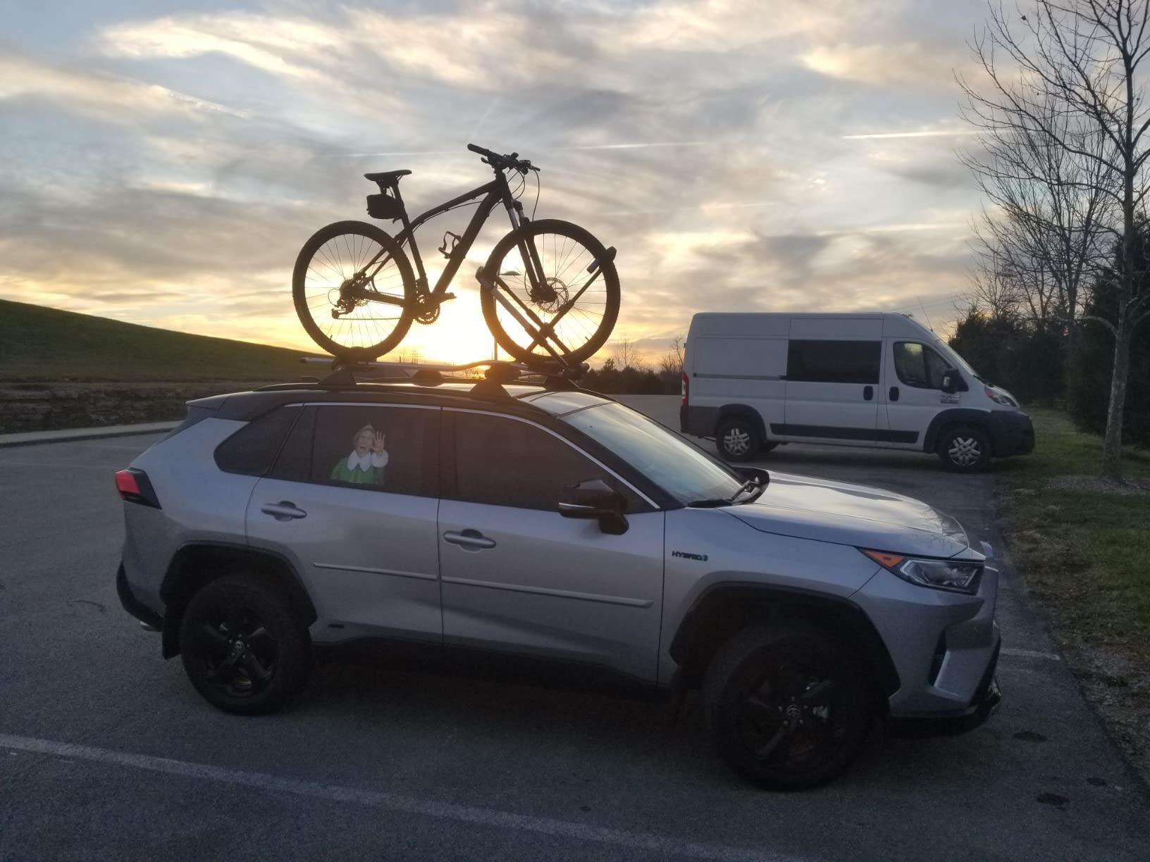 Thule UpRide Roof Bike Rack | Upride Roof Bike Carrier - Versatile, Secure Roof Rack for 20-29