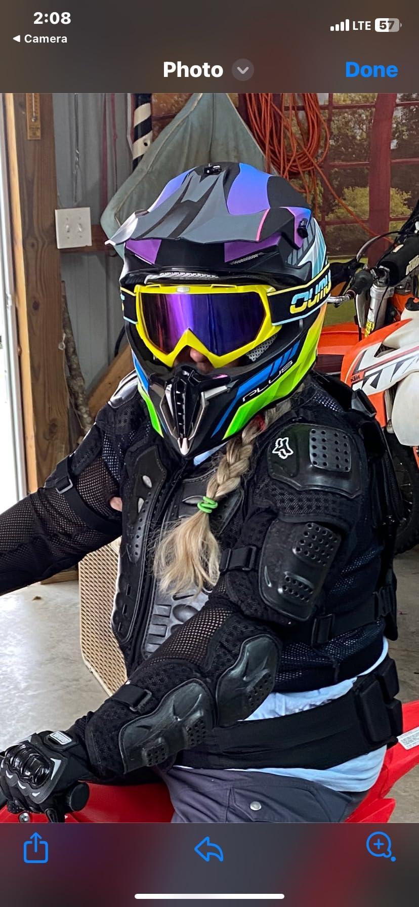 RIDBIKER Motorcycle Full Body Armor Protector Removable Racing Jacket Motocross Spine Chest Motocross Protective Shirt customer photo 1