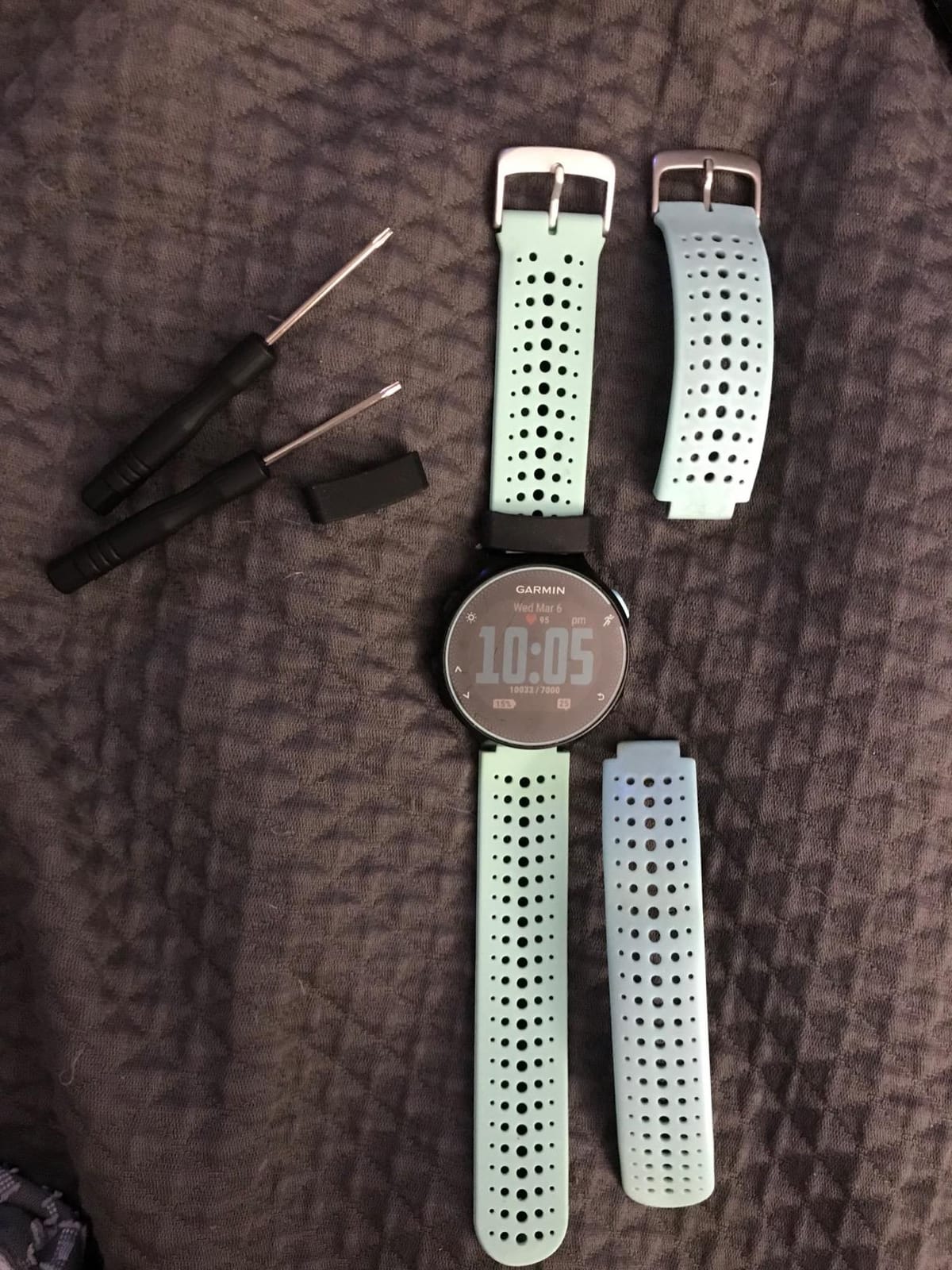 For Garmin Forerunner 220/230/235/235 Lite/620/630/735XT Silicone Replacement Wrist Watch Accessory Band Strap for Garmin Forerunner 235 Smartwatch Men Women customer photo 2