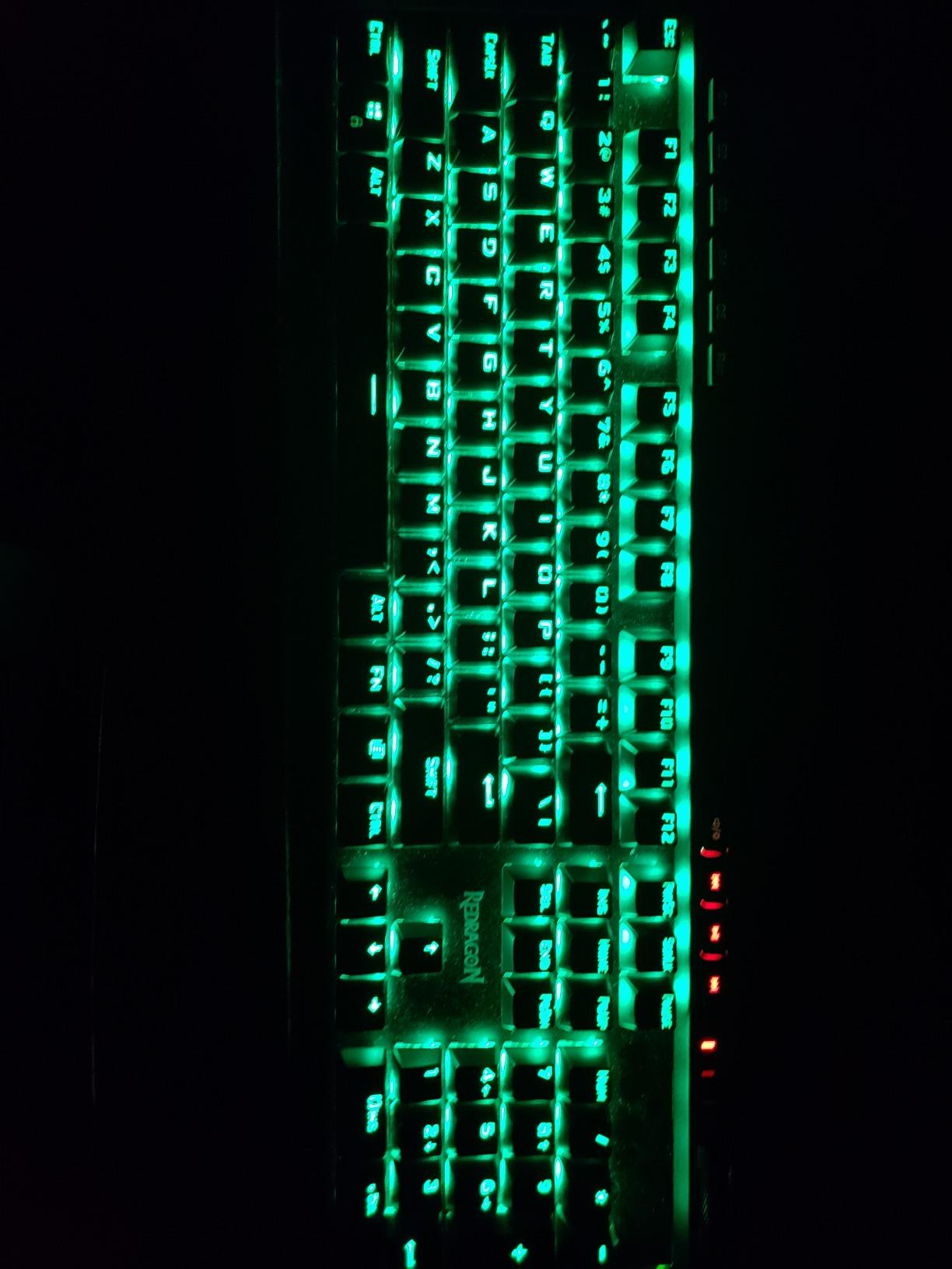 Redragon K580 Wired RGB Mechanical Gaming Keyboard, Macro Key & Media Wheel customer photo 1