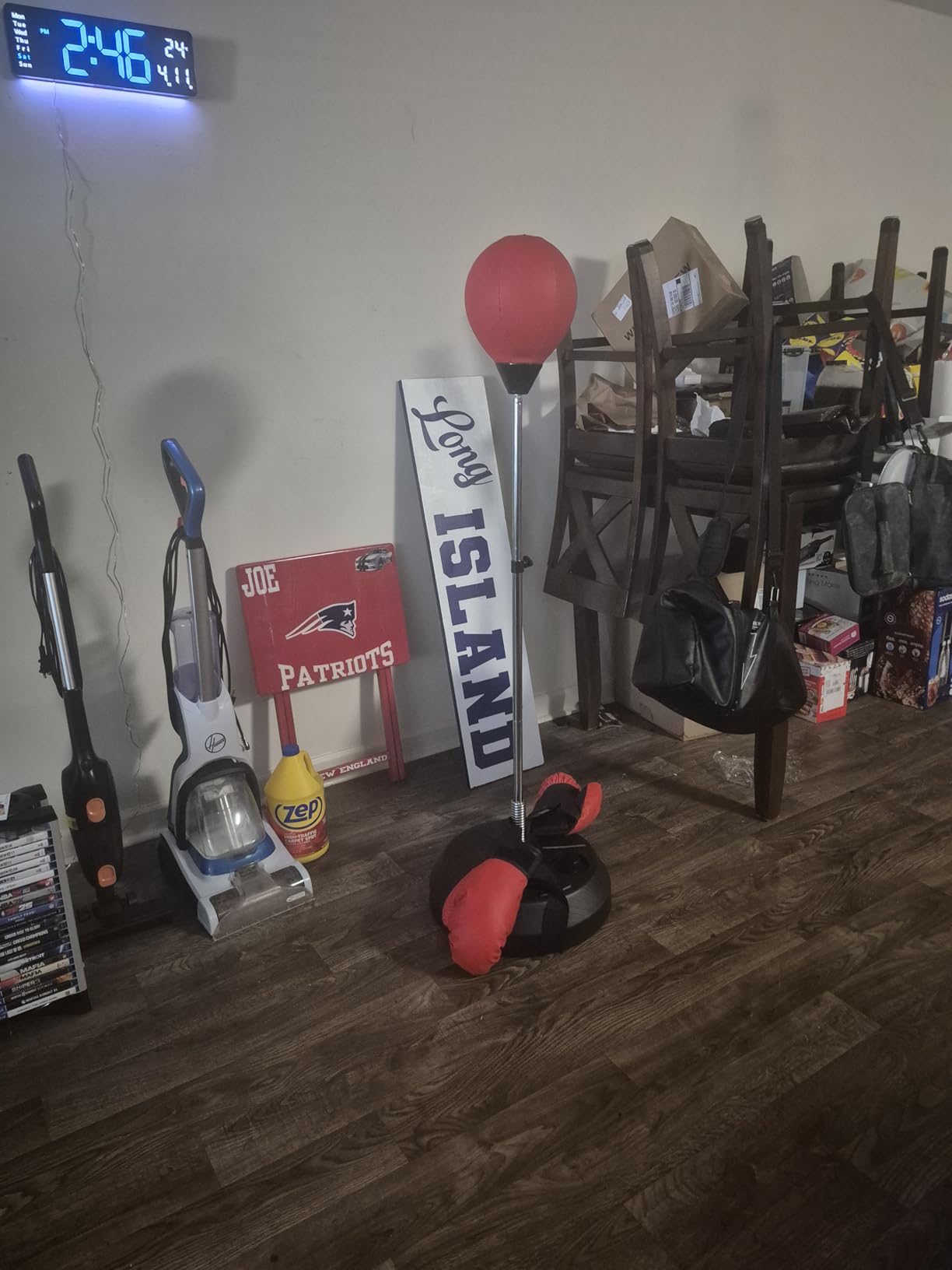 Tech Tools Punching Bag with Stand Adjustable Boxing Speed Bag Teens Adults customer photo 1