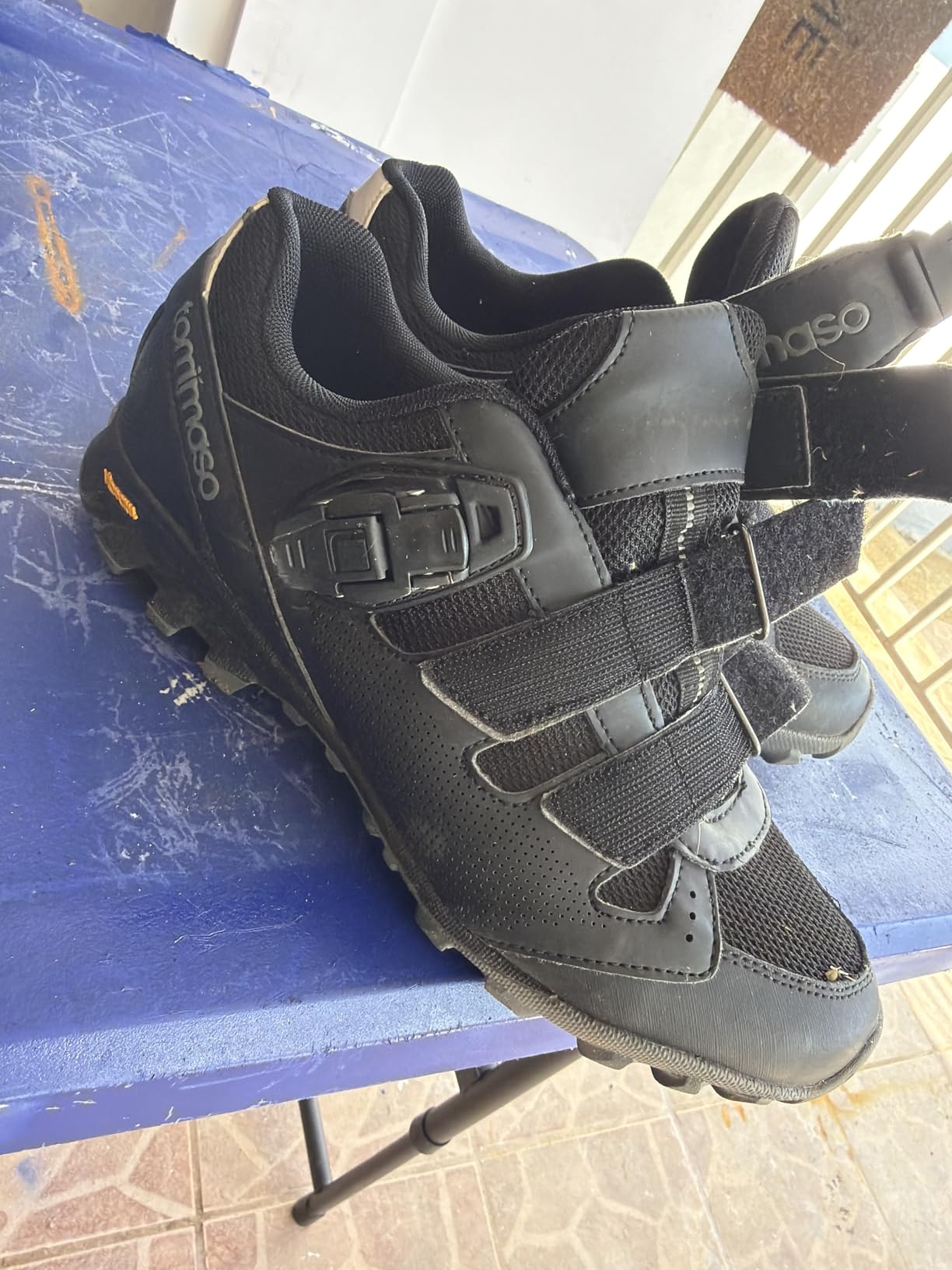 Tommaso Mens Cycling Shoes – SPD Compatible Outdoor, MTB, Gravel & Mountain Bike Shoes – Walkable Design – Cleats Not Included customer photo 2