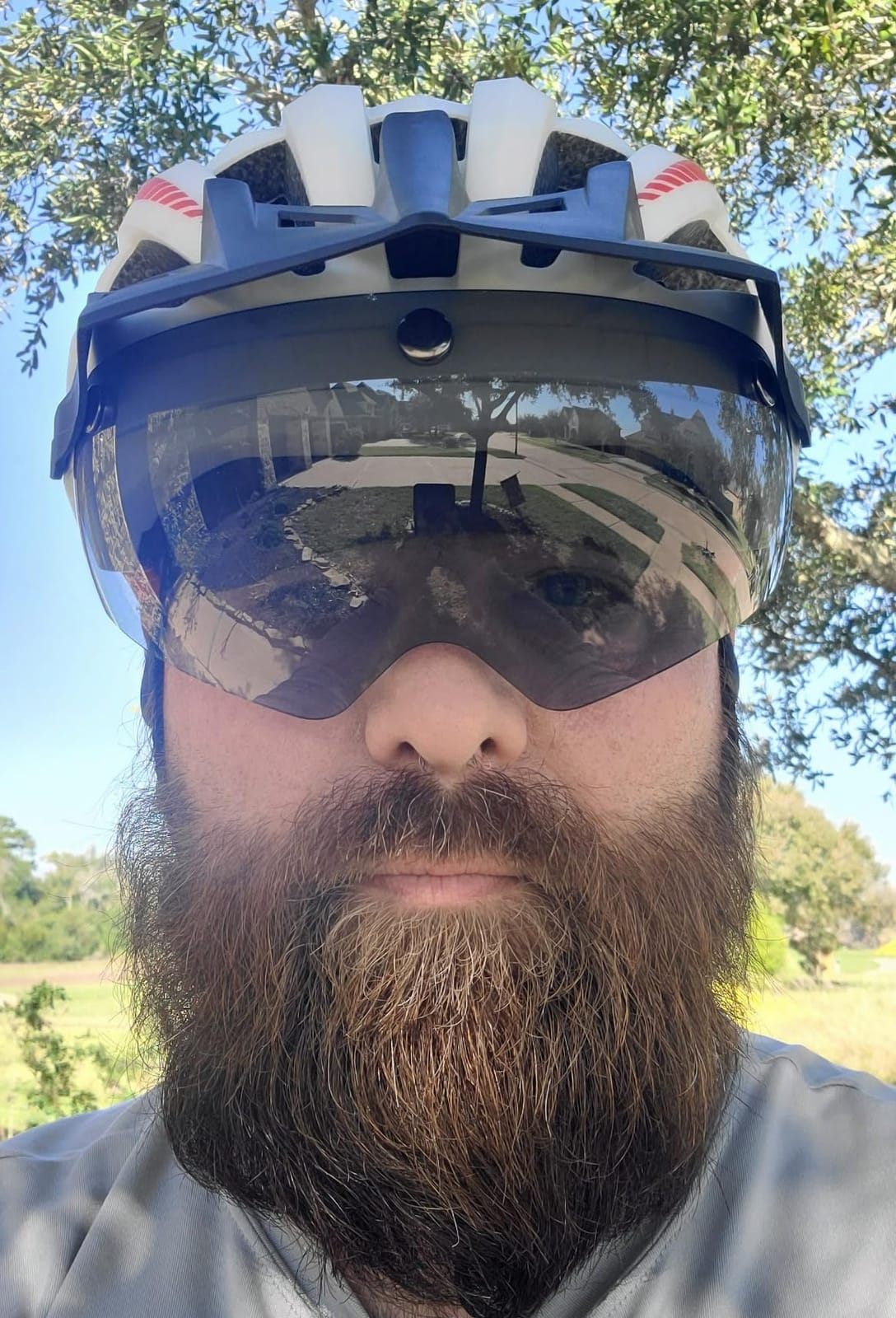 Bike Helmet for Men with M/L/XL Sizes, Magnetic Goggles, Removable Visor customer photo 1