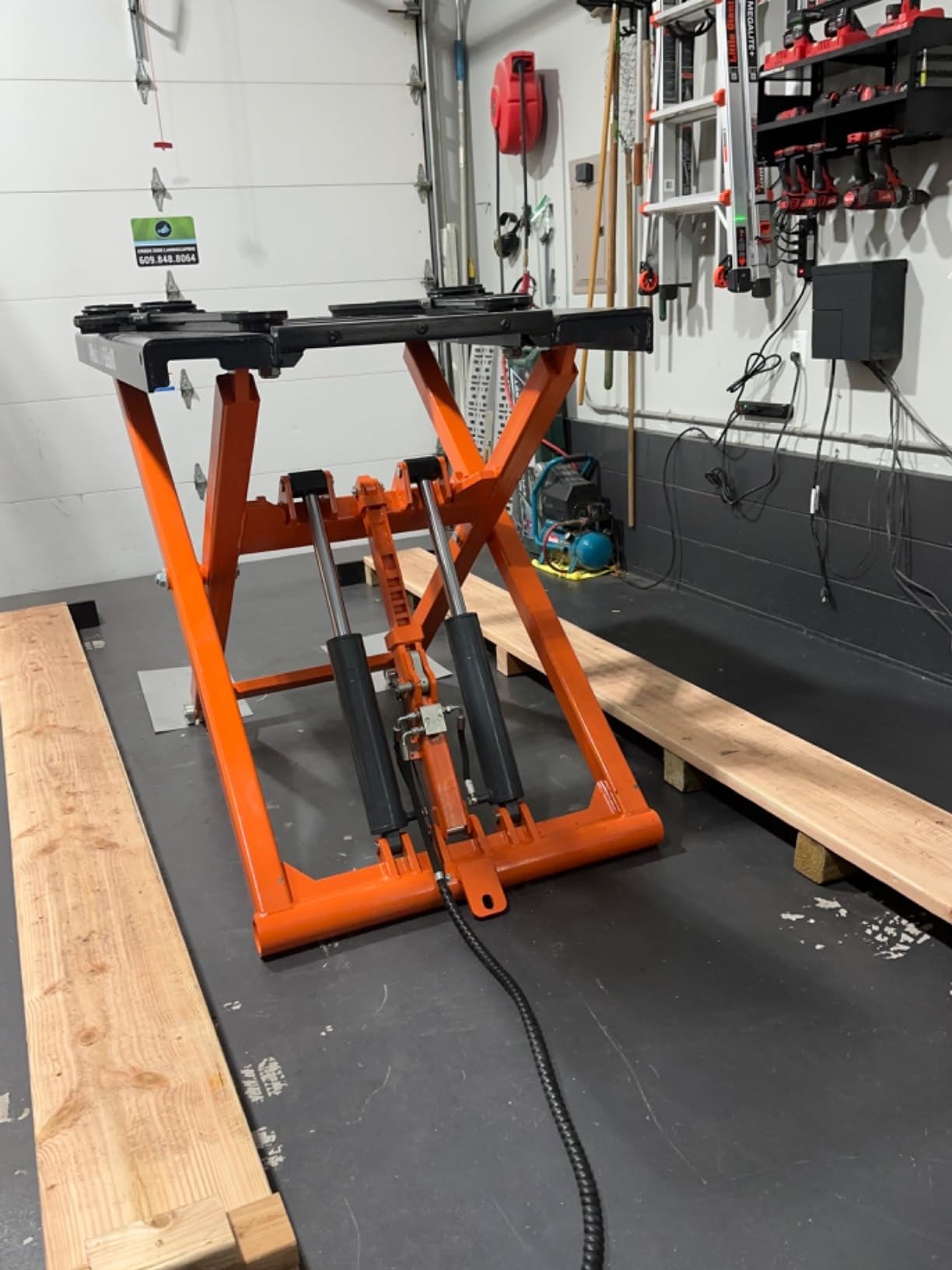 APlusLift SL6600X 6600LB Portable Mid-Rise Scissor Lift 3 Year Warranty | 55