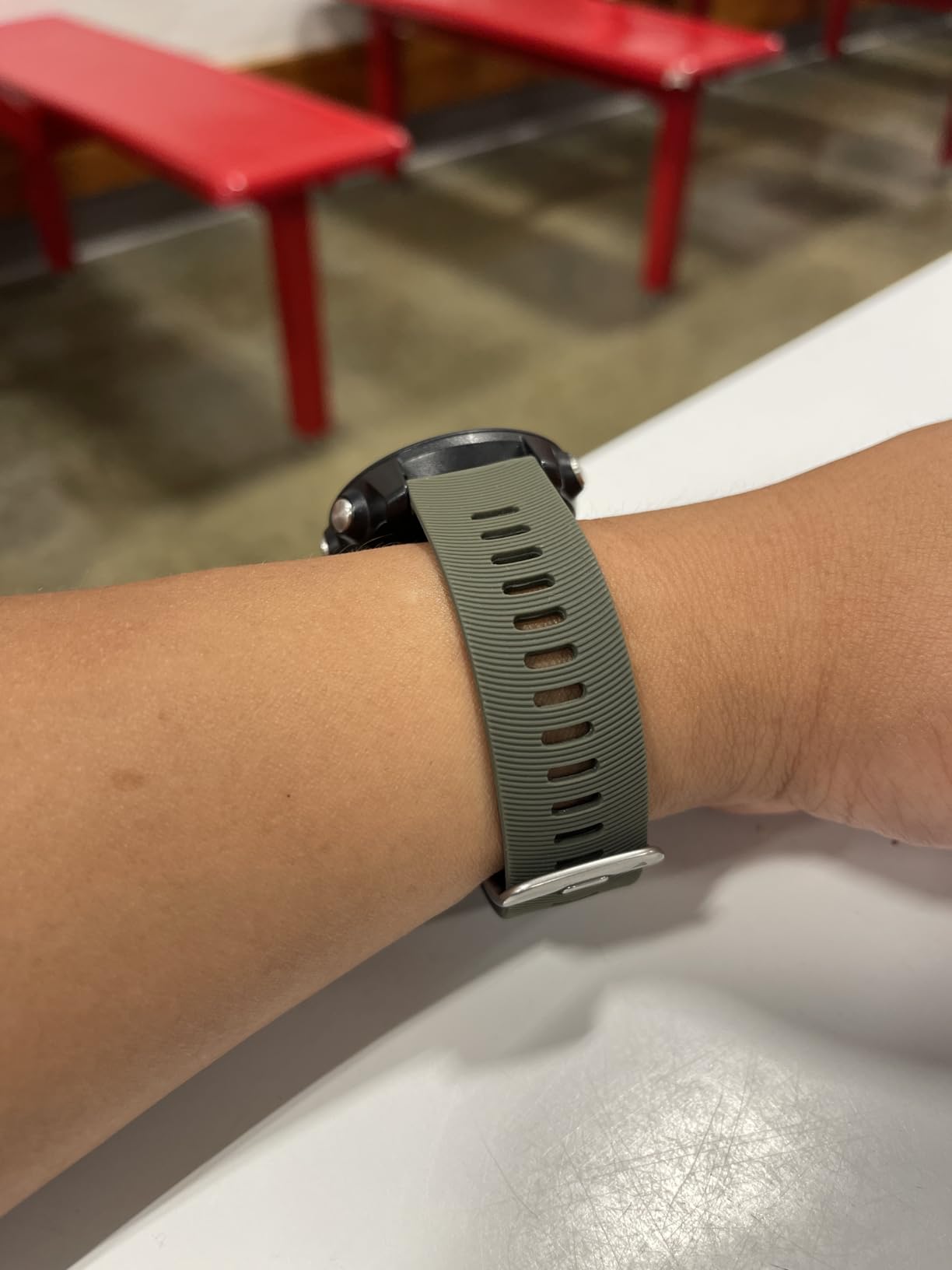 NotoCity for Garmin Forerunner 645 Band, 245 Band, 20mm Replacement Strap Soft Silicone for Vivoactive 3 Music Vivomove HR Forerunner 645/245 Music smartwatch customer photo 1