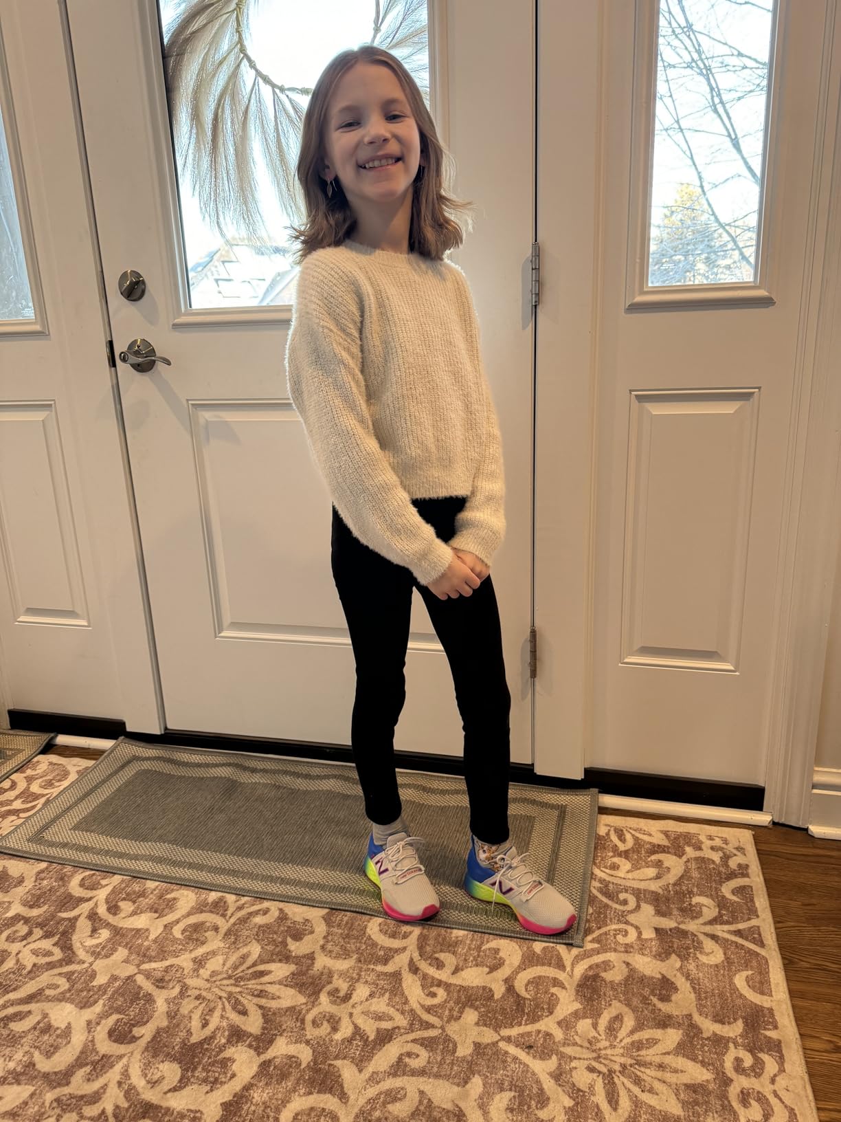 New Balance Kids' Fresh Foam Roav V1 Lace-up Sneaker customer photo 2