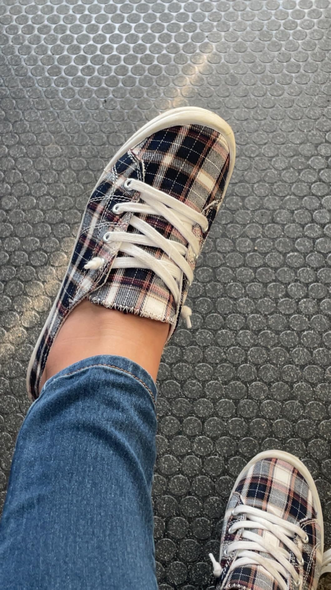 Women's Slip-On Canvas Sneakers, Low Top Walking Shoes customer photo 2