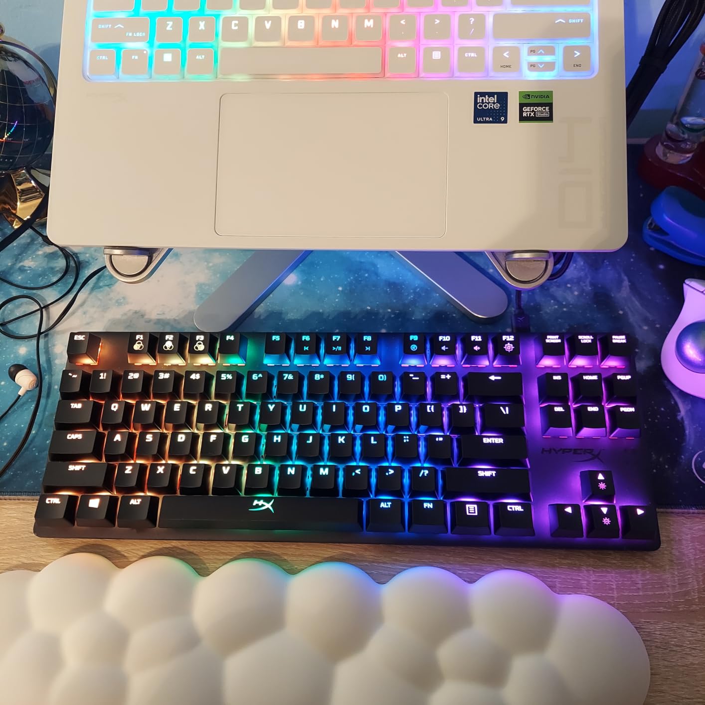 HyperX Alloy Origins Core - Tenkeyless Mechanical Gaming Keyboard, Software Controlled Light & Macro Customization, Compact Form Factor, RGB LED Backlit, Linear HyperX Red Switch,Black customer photo 2