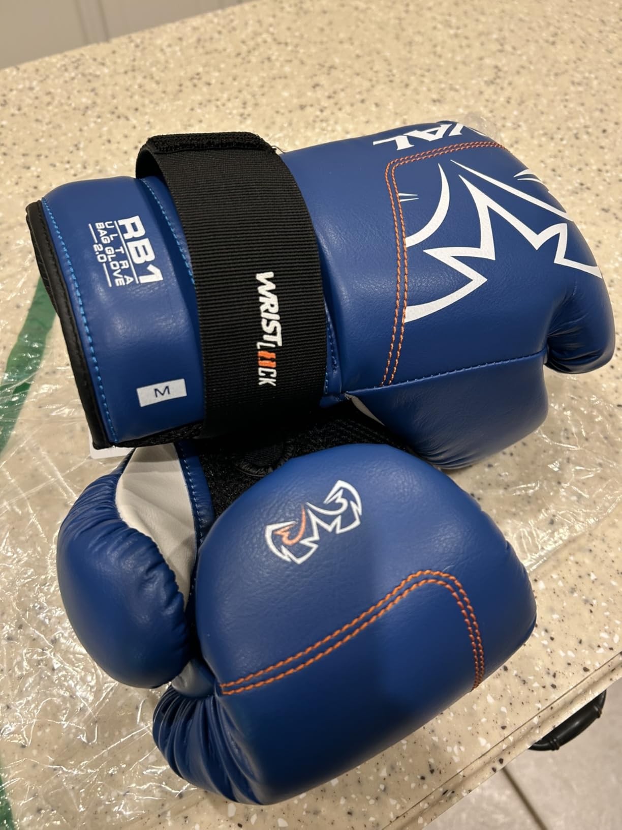 RIVAL Boxing RB1 2.0 Ultra Bag Gloves, Hook and Loop Closure, Super-Resistant Microfiber, High-Density Foam, Breathable Mesh Palm customer photo 1