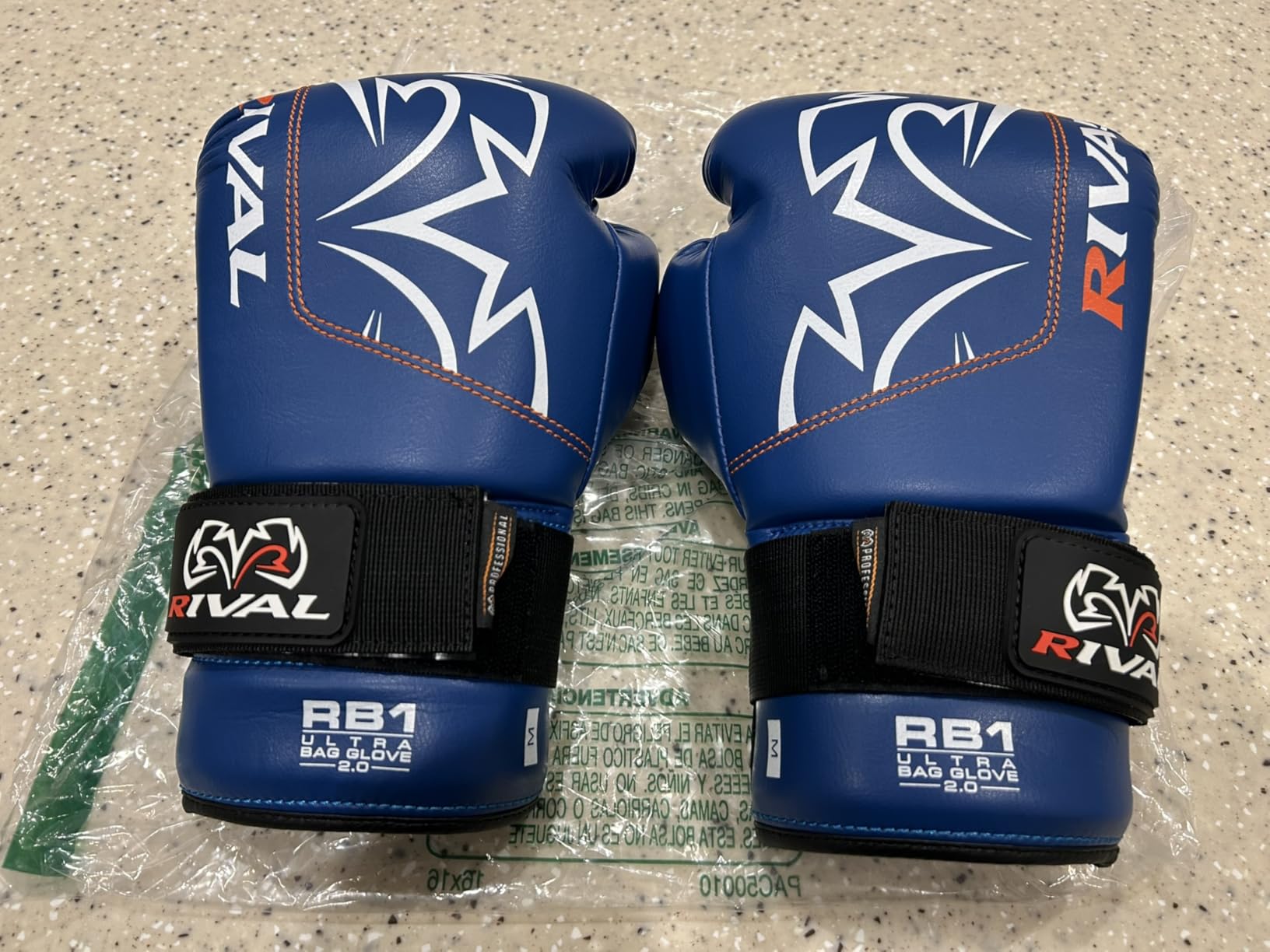 RIVAL Boxing RB1 2.0 Ultra Bag Gloves, Hook and Loop Closure, Super-Resistant Microfiber, High-Density Foam, Breathable Mesh Palm customer photo 2