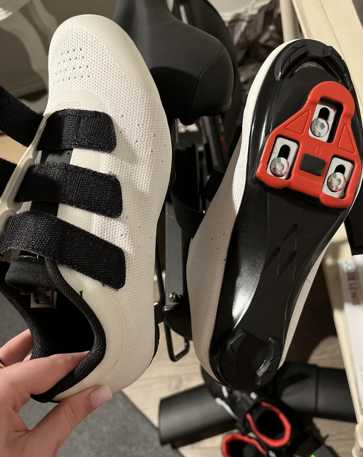 Tommaso Pista Peloton Shoes for Women - Ready to Ride with Pre-Installed Delta Cleats customer photo 1