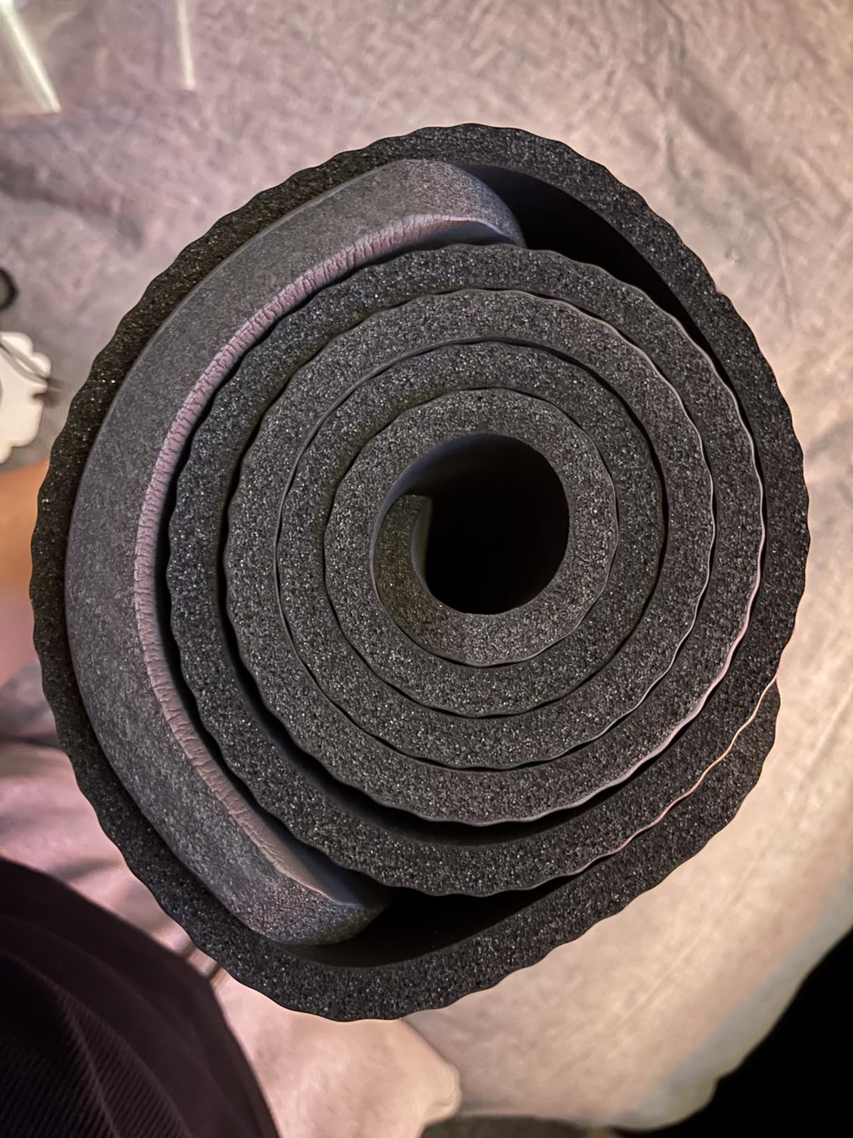 Fitvids 1/2-Inch Extra Thick High Density Anti-Tear Exercise Yoga Mat with Knee Pad and Carrying Strap customer photo 2